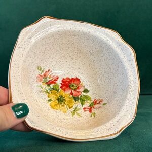 Cal Orig California‎ Original BOWL ONLY Lazy Susan Floral Pattern Appetizer